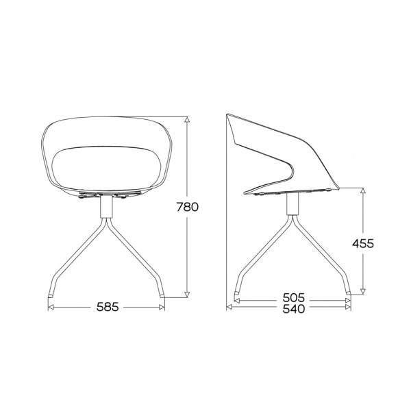 Plycollection Chat swivel