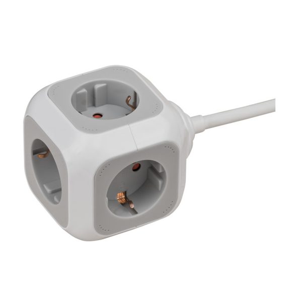Brennenstuhl Alea Power socket jatkojohtokuutio työpöydälle - Image 3