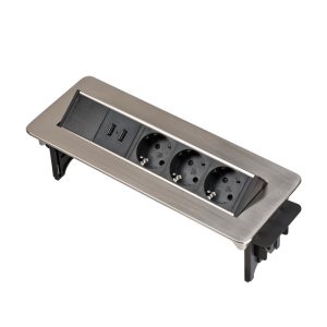 Brennenstuhl Indesk Power USB Table Outlet Strip pistorasialuukku