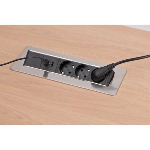 Brennenstuhl Indesk Power USB Table Outlet Strip pistorasialuukku - Image 11