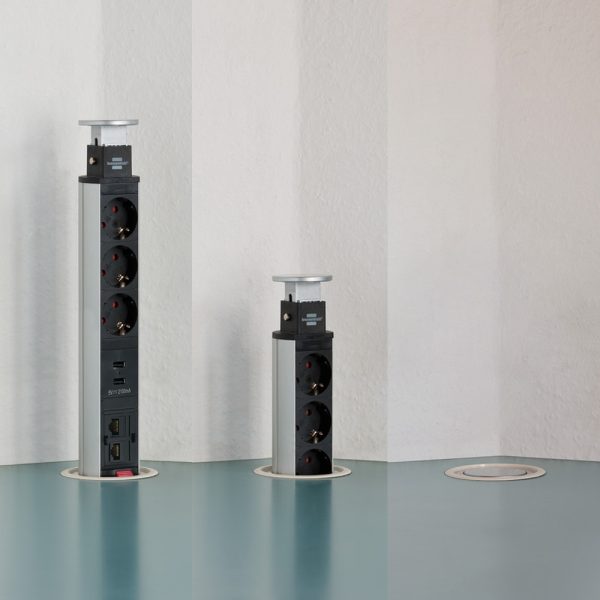 Brennenstuhl Tower Power USB/LAN Desktop Extension Socket tornipistorasia - Image 6
