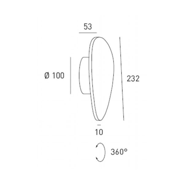 Eggerlicht Orbit 4 Wall Light seinävalaisin - Image 4