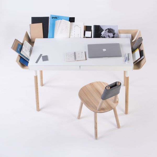 Emko My Writing Desk kirjoituspöytä 2-laatikkoa - Image 9