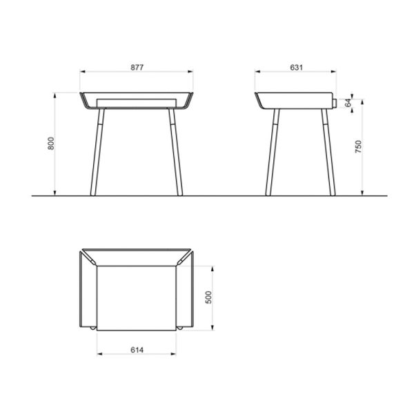 Emko My Writing Desk kirjoituspöytä 2-laatikkoa - Image 22