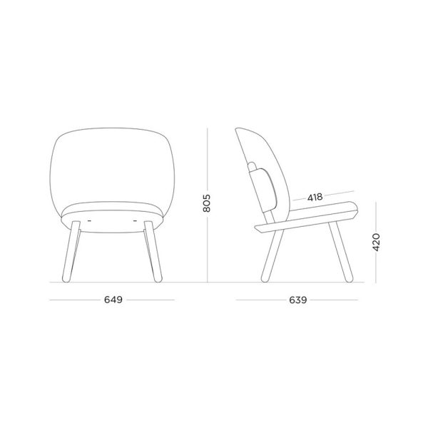 Emko Naïve Low Chair Nojatuoli - Image 21