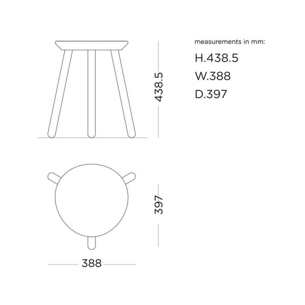Emko Naïve Stool jakkara - Image 8