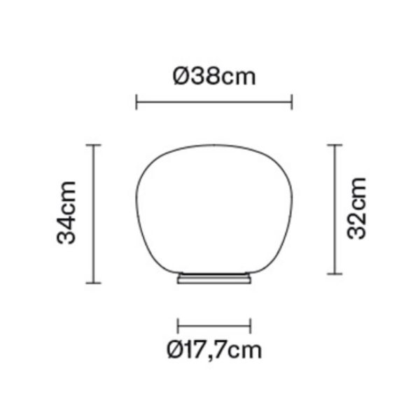 Fabbian Lumi Mochi Table Lamp pöytävalaisin - Image 8