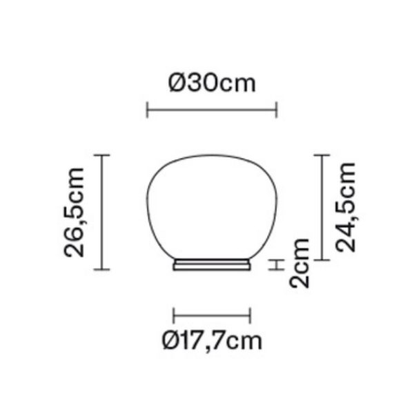 Fabbian Lumi Mochi Table Lamp pöytävalaisin - Image 7