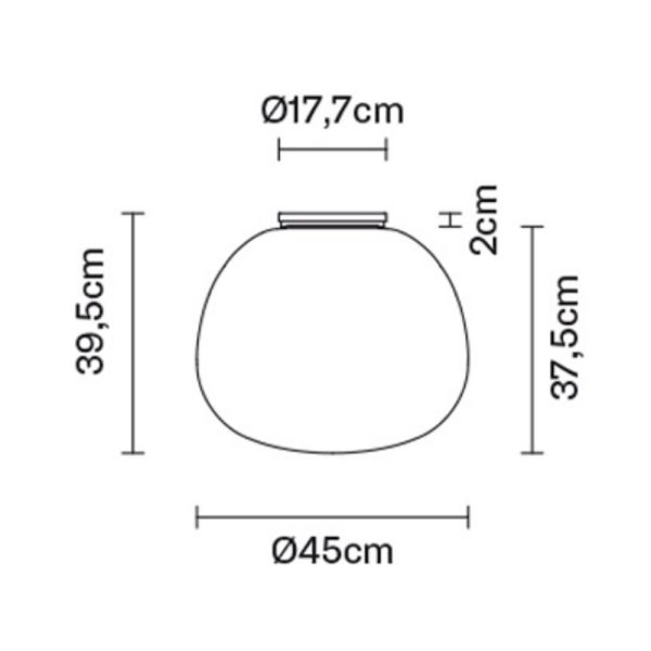 Fabbian Lumi Mochi Wall Light/Ceiling Light katto/seinävalaisin - Image 11