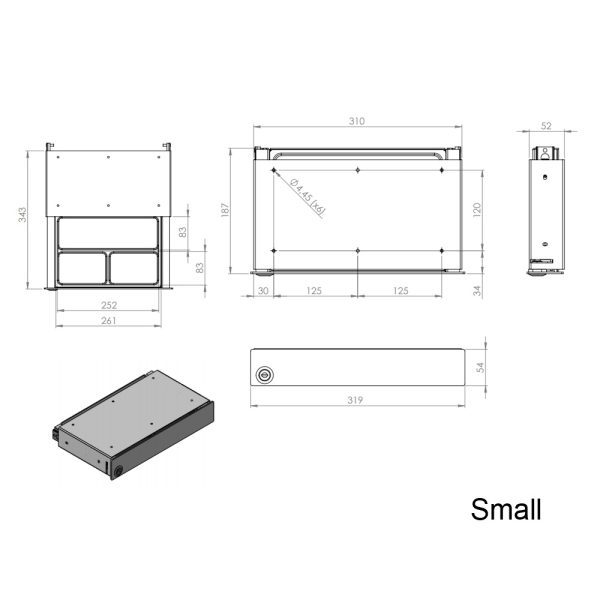 Götessons Pen Drawer With Lock säilytyslaatikko - Image 2