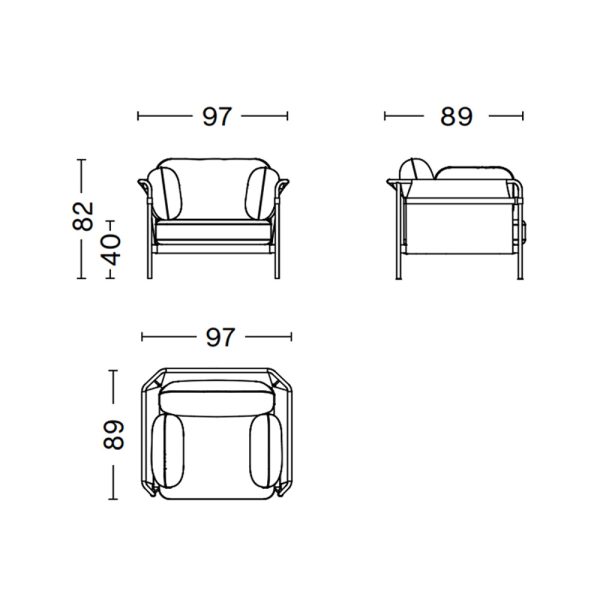 Hay Can 1-seater nojatuoli - Image 13