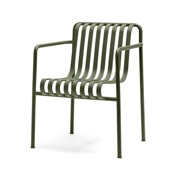 Hay Palissade Dining Armchair Olive