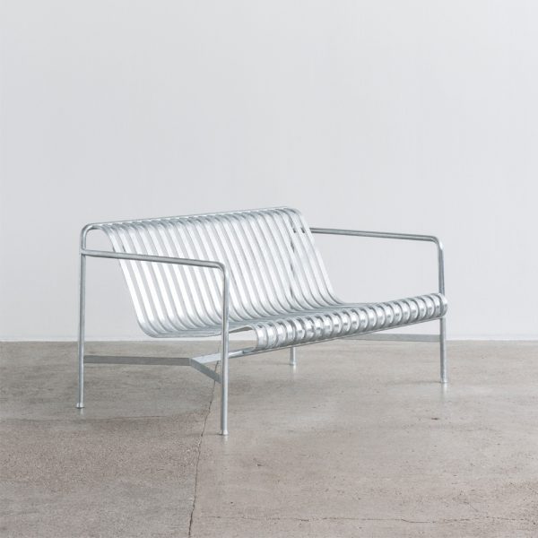 Hay Palissade Dining Bench Hot galvanized