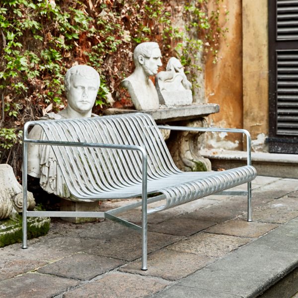 Hay Palissade Dining Bench Hot galvanized