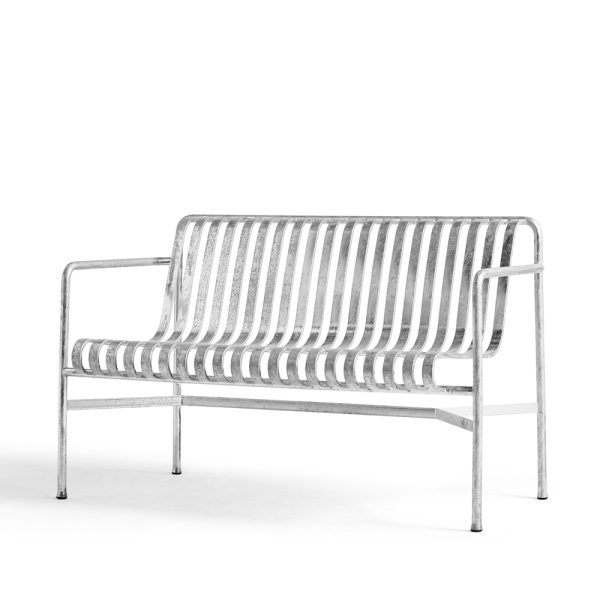 Hay Palissade Dining Bench Hot galvanized