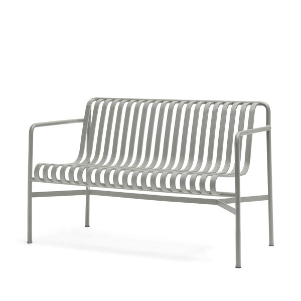 Hay Palissade Dining Bench Sky grey