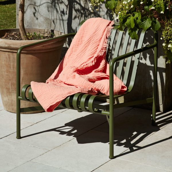 Hay Palissade Lounge Chair Low Olive