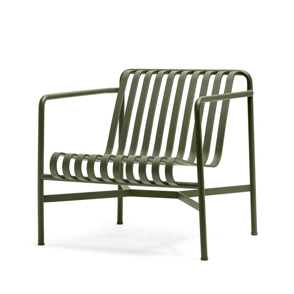 Hay Palissade Lounge Chair Low Olive