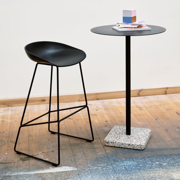 Hay Terrazzo High Table 95 cm korkea pyöreä pöytä (Ø60 cm) - Image 3