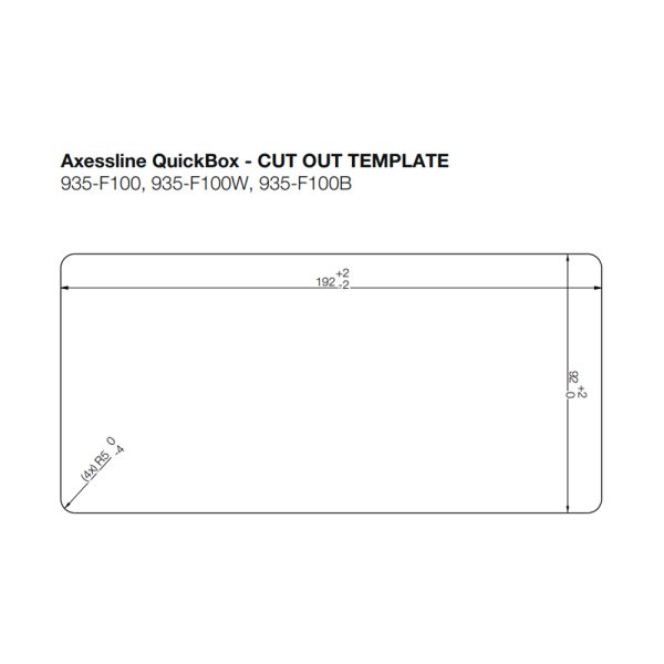 Forming Function Axessline QuickBox F100 pistorasialuukku - Image 10