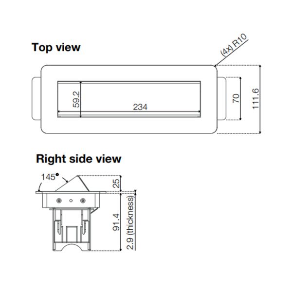 Forming Function Axessline QuickBox F300 pistorasialuukku - Image 10