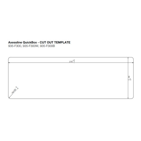 Forming Function Axessline QuickBox F300 pistorasialuukku - Image 12