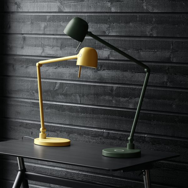 Matting Neos tyopistevalaisin Forest Green_Sunset Gold
