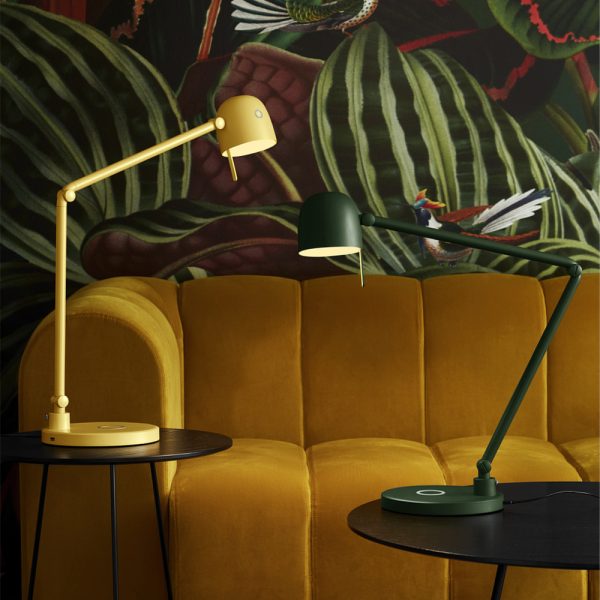 Matting Neos tyopistevalaisin Forest Green_Sunset Gold