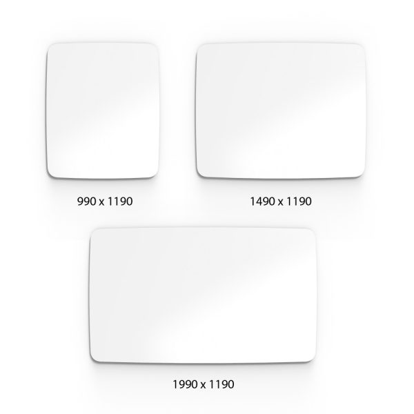 Lintex Air Flow whiteboard teräsemaloitu kirjoitustaulu (useita kokoja) - Image 2