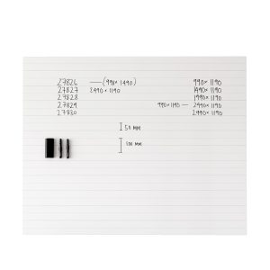 Lintex Air Lines whiteboard teräsemaloitu kirjoitustaulu (useita kokoja)