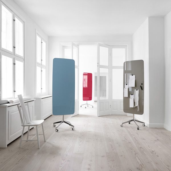 Lintex Flow Mobile 650 x 1960 mm siirreltävä lasitaulu - Image 4