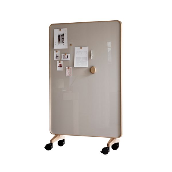 Lintex Frame Mobile 1200 x 1960 mm siirreltävä kaksipuolinen lasitaulu tammi