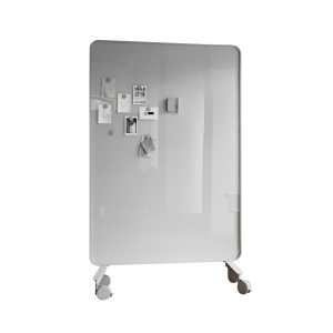 Lintex Frame Mobile 1200 x 1960 mm siirreltävä kaksipuolinen lasitaulu harmaa