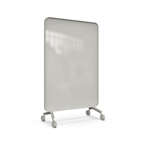 Lintex Frame Mobile 1200 x 1960 mm siirreltävä kaksipuolinen lasitaulu harmaa - Image 5