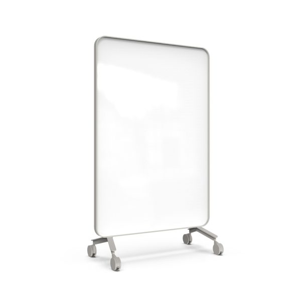 Lintex Frame Mobile 1200 x 1960 mm siirreltävä kaksipuolinen lasitaulu harmaa - Image 6