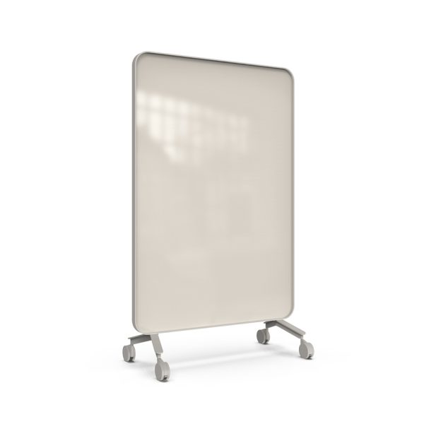 Lintex Frame Mobile 1200 x 1960 mm siirreltävä kaksipuolinen lasitaulu harmaa - Image 7