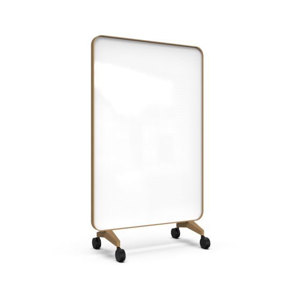 Lintex Frame Mobile 1200 x 1960 mm siirreltävä kaksipuolinen lasitaulu tammi - Image 7