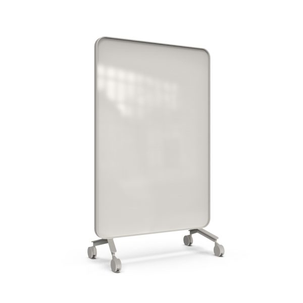 Lintex Frame Mobile 1200 x 1960 mm siirreltävä kaksipuolinen lasitaulu harmaa - Image 8