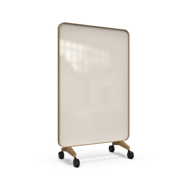 Lintex Frame Mobile 1200 x 1960 mm siirreltävä kaksipuolinen lasitaulu tammi - Image 8