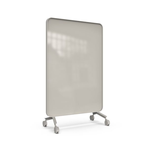 Lintex Frame Mobile 1200 x 1960 mm siirreltävä kaksipuolinen lasitaulu harmaa - Image 9
