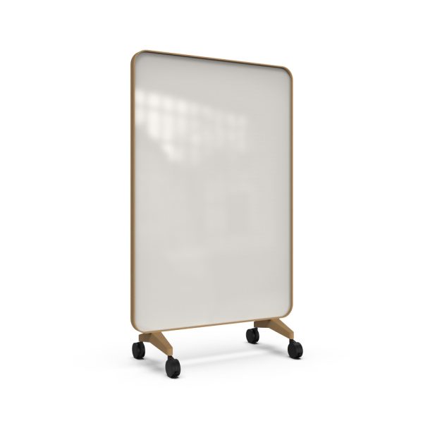 Lintex Frame Mobile 1200 x 1960 mm siirreltävä kaksipuolinen lasitaulu tammi - Image 9