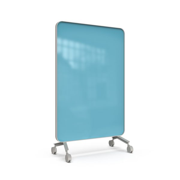 Lintex Frame Mobile 1200 x 1960 mm siirreltävä kaksipuolinen lasitaulu harmaa - Image 10