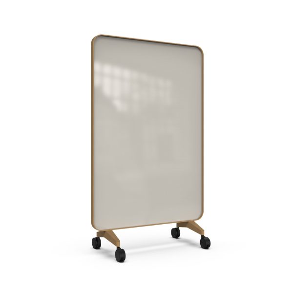 Lintex Frame Mobile 1200 x 1960 mm siirreltävä kaksipuolinen lasitaulu tammi - Image 10