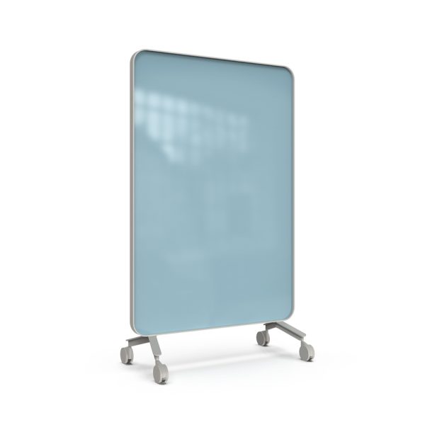 Lintex Frame Mobile 1200 x 1960 mm siirreltävä kaksipuolinen lasitaulu harmaa - Image 11