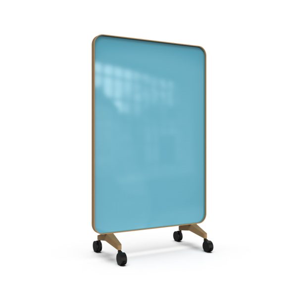 Lintex Frame Mobile 1200 x 1960 mm siirreltävä kaksipuolinen lasitaulu tammi - Image 11