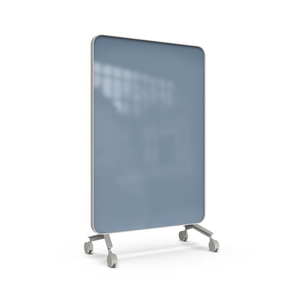 Lintex Frame Mobile 1200 x 1960 mm siirreltävä kaksipuolinen lasitaulu harmaa - Image 12