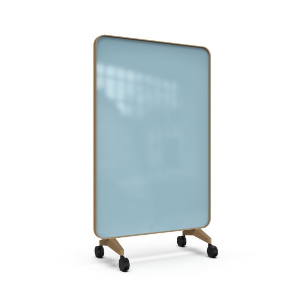 Lintex Frame Mobile 1200 x 1960 mm siirreltävä kaksipuolinen lasitaulu tammi - Image 12