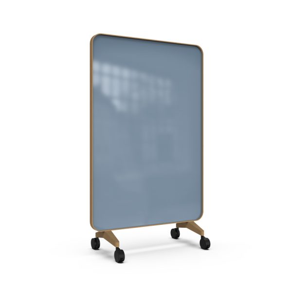 Lintex Frame Mobile 1200 x 1960 mm siirreltävä kaksipuolinen lasitaulu tammi - Image 13