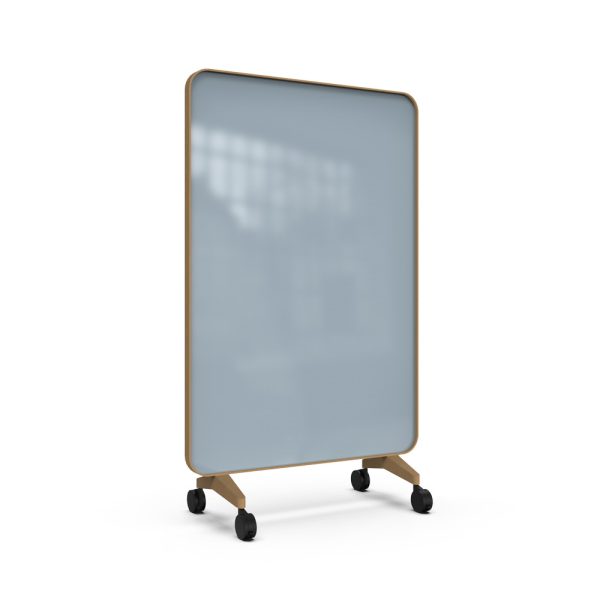 Lintex Frame Mobile 1200 x 1960 mm siirreltävä kaksipuolinen lasitaulu tammi - Image 14
