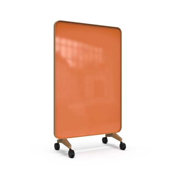 Lintex Frame Mobile 1200 x 1960 mm siirreltävä kaksipuolinen lasitaulu tammi - Image 15